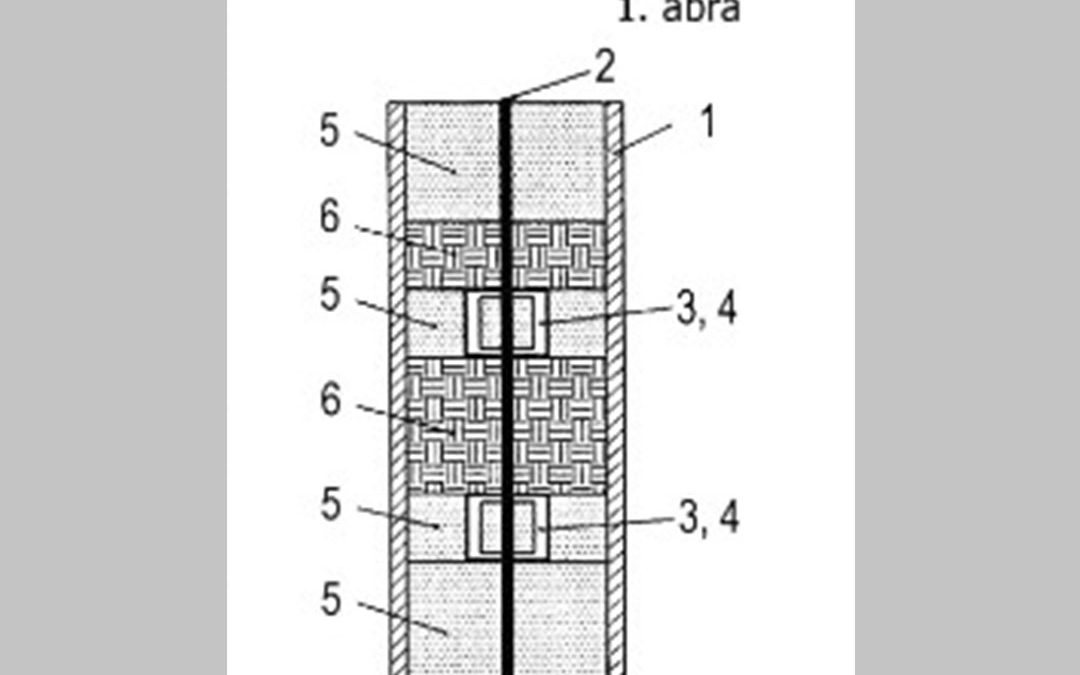 Probe arrangement for detecting corrosion effect in laboratory-scale tubular reactor