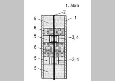 Probe arrangement for detecting corrosion effect in laboratory-scale tubular reactor