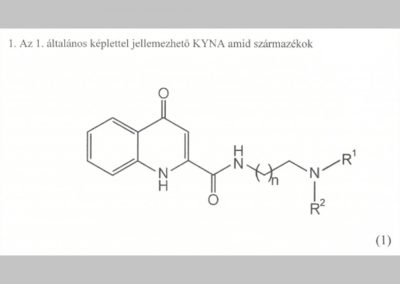 Kinurénsavamid származékok alkalmazása Huntington-kór kezelésére