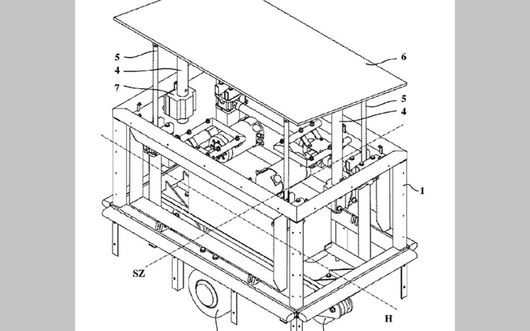 Transport robot for manufacturing lines