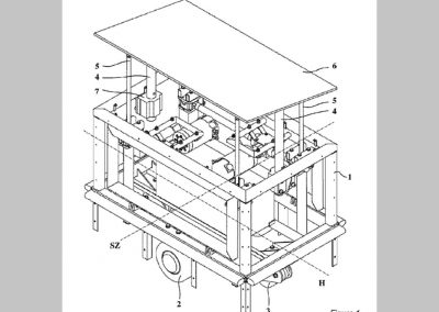 Transport robot for manufacturing lines