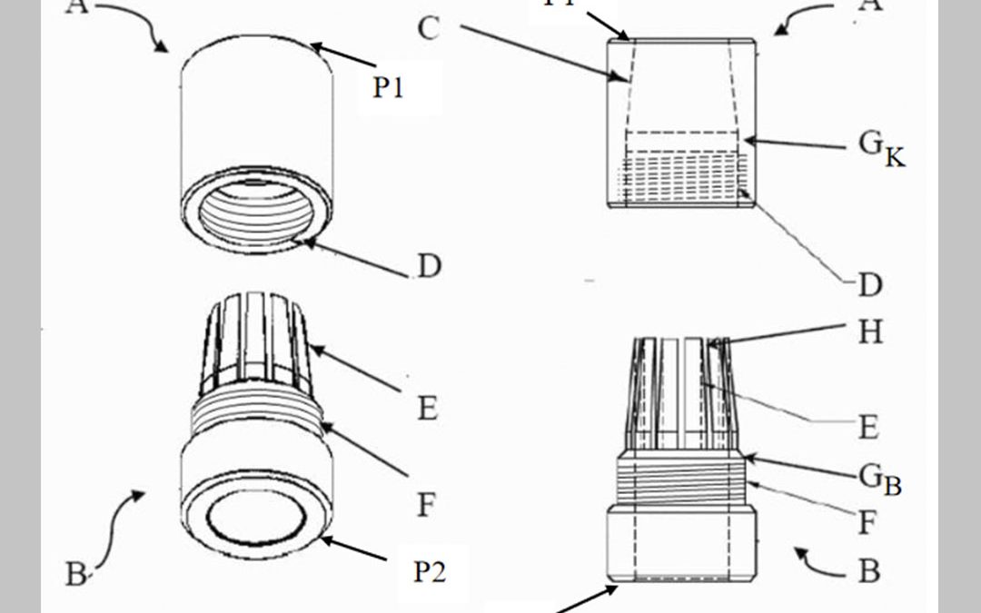 Equipment for adjusting exact drilling depth of trepan drill