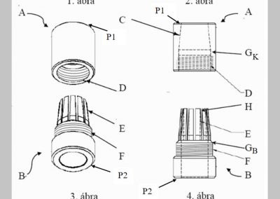 Equipment for adjusting exact drilling depth of trepan drill