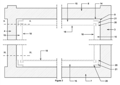 A heat energy system for heating or maintaining thermal balance in the interiors of buildings or building parts