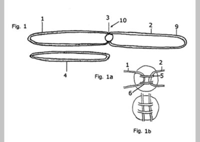 Body jewel made by flexible cord