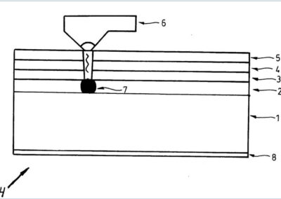 Removable covering paint scheme of layers arranged on a heat sensitive carrier, thermal printer, and method for thermal printing of such carrier