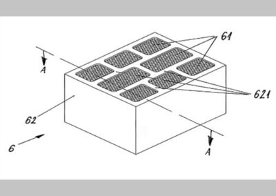 Thermal bridge breaking element