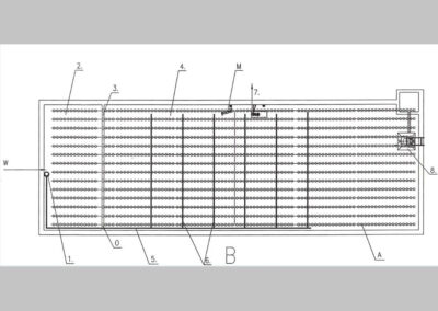 Modified continuous flow sequencing batch reactor and a method for treating waste water