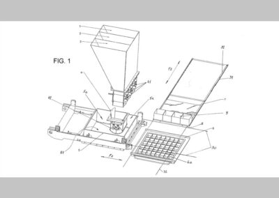 Apparatus and method for producing a paver block having veined tread surface