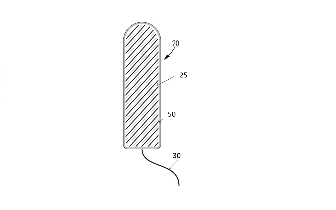 Absorbent intimate hygiene product for preventing and treating infection